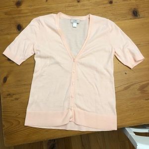 Loft Short Sleeve Cardigan Sweater